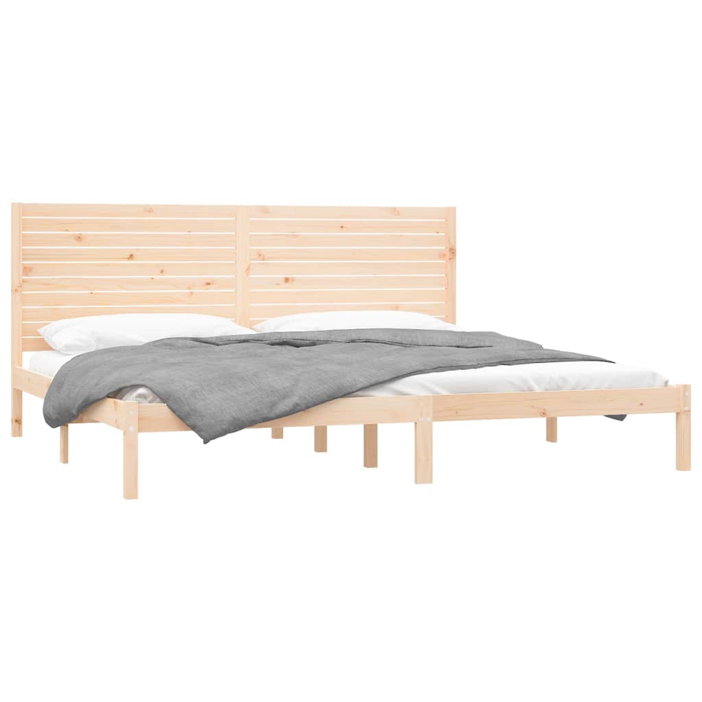 sengeramme 180x200 cm massivt fyrretræ