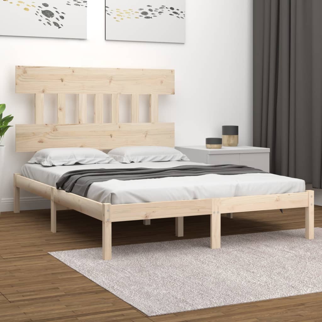 sengeramme 120x190 cm massivt træ