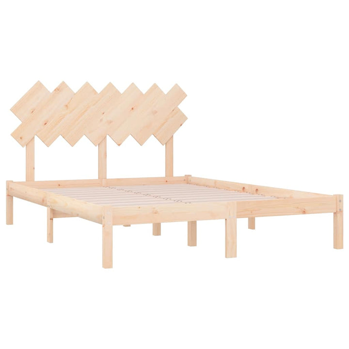 sengeramme 150x200 cm King Size massivt træ