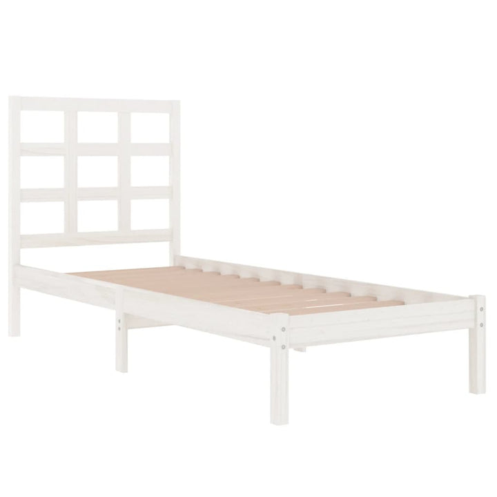 sengeramme 75x190 cm Small Single massivt træ hvid