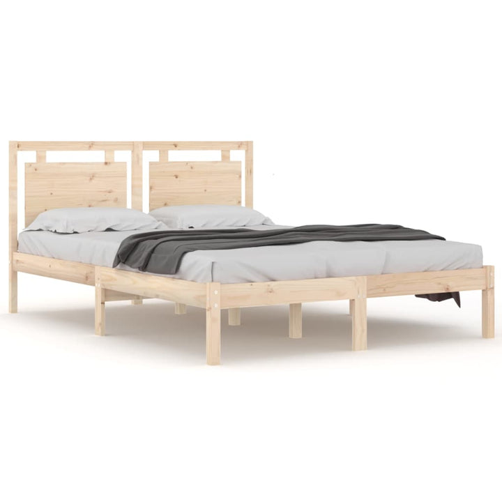 sengeramme 200x200 cm massivt træ
