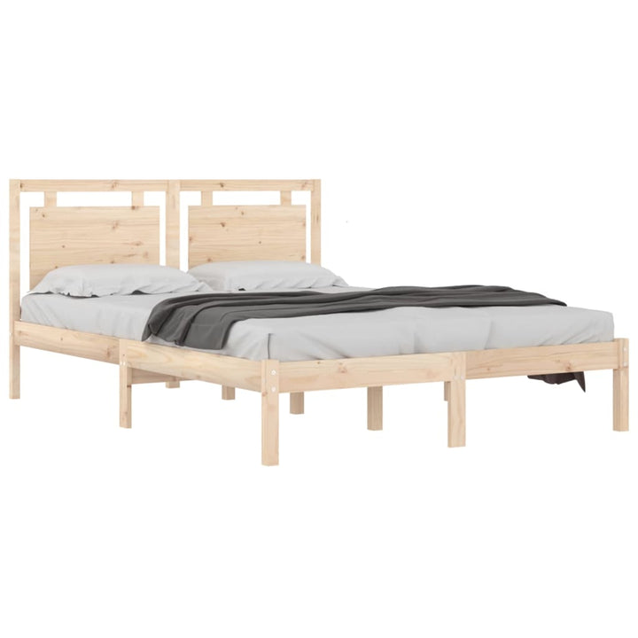 sengeramme 200x200 cm massivt træ