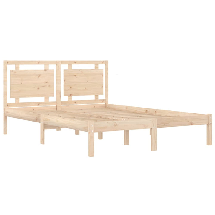 sengeramme 200x200 cm massivt træ