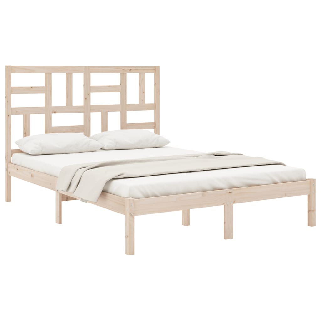 sengeramme 140x190 cm massivt træ
