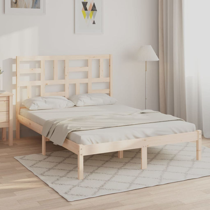 sengeramme uden madras 120x200 cm massivt træ