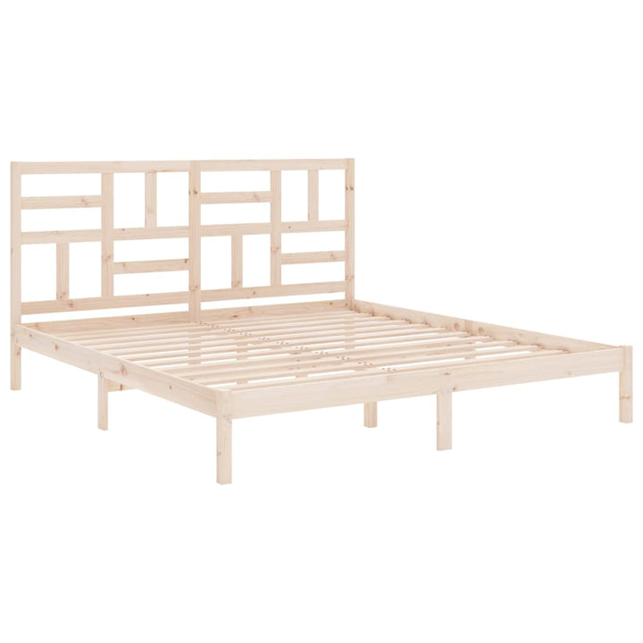 sengeramme uden madras 180x200 cm massivt træ