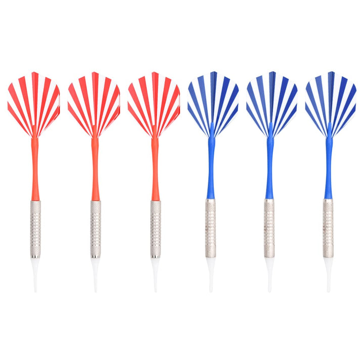 elektronisk dartskive med dartpile polypropylen sort