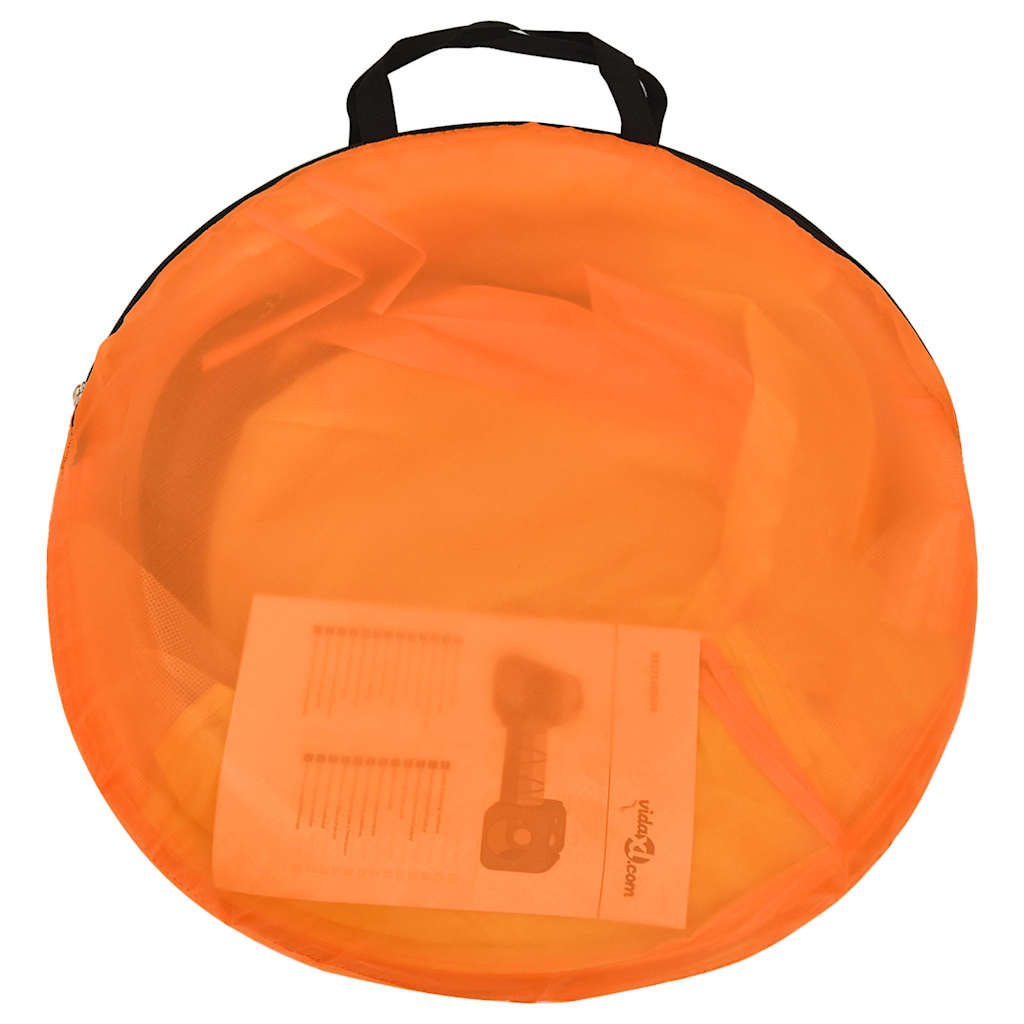 legetelt til børn 338x123x111 cm 250 bolde flerfarvet