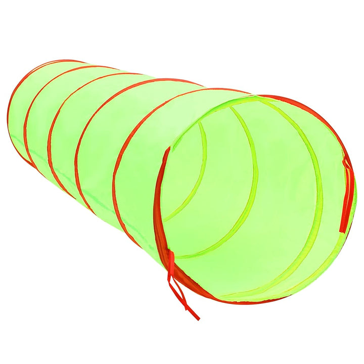 legetunnel til børn 175 cm 250 bolde polyester grøn