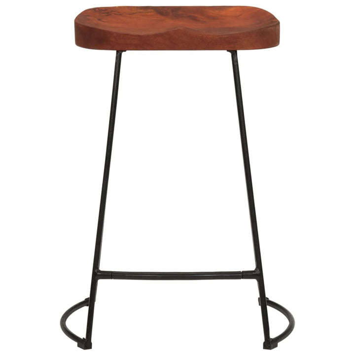 Gavin-barstole 2 stk. 45x40x63 cm massivt mangotræ