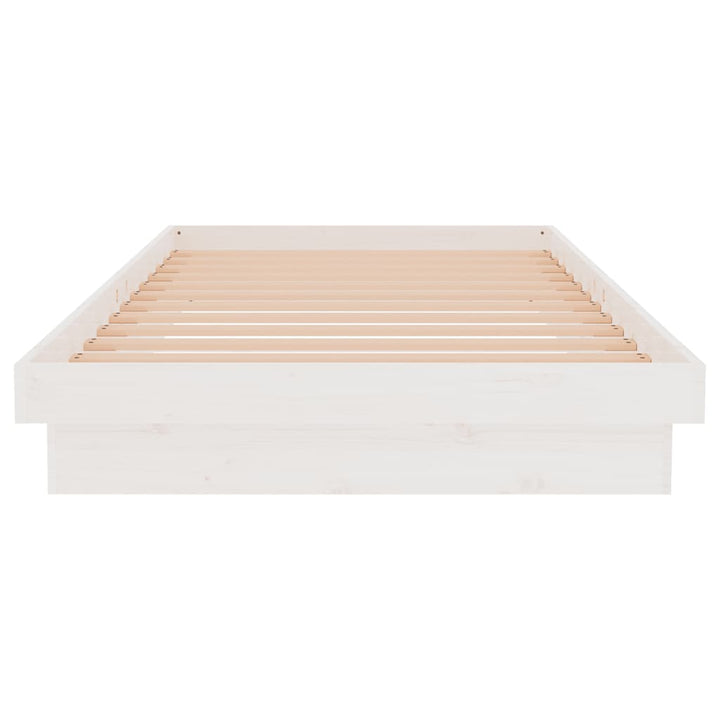 sengeramme 100x200 cm massivt træ hvid