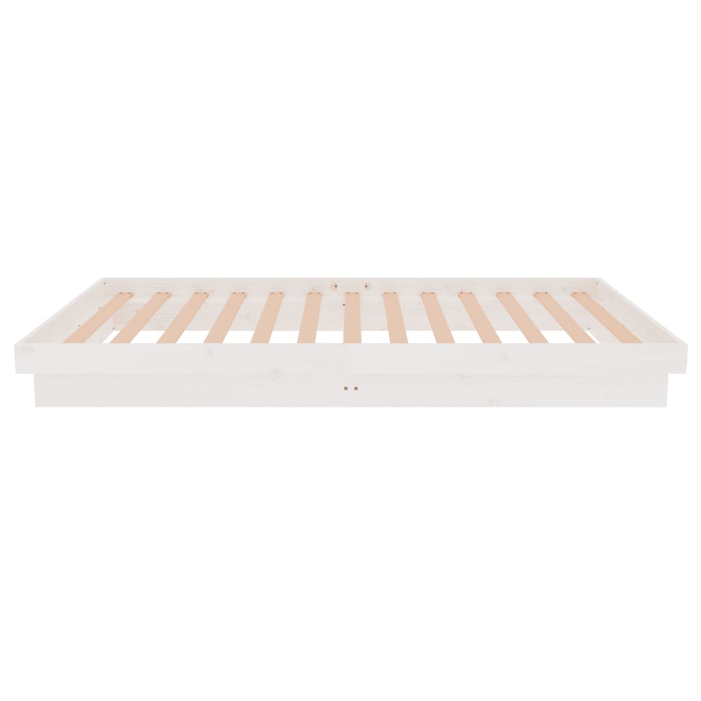 sengeramme 100x200 cm massivt træ hvid