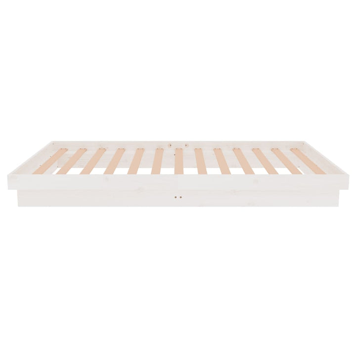 sengeramme 100x200 cm massivt træ hvid