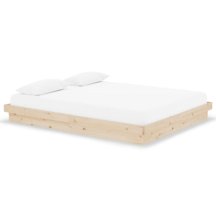 sengeramme uden madras 160x200 cm massivt træ