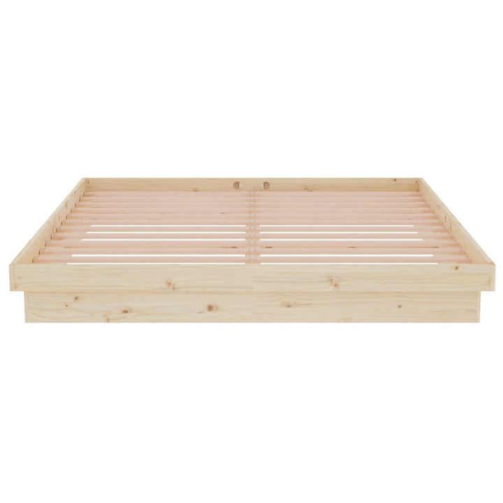 sengeramme uden madras 160x200 cm massivt træ