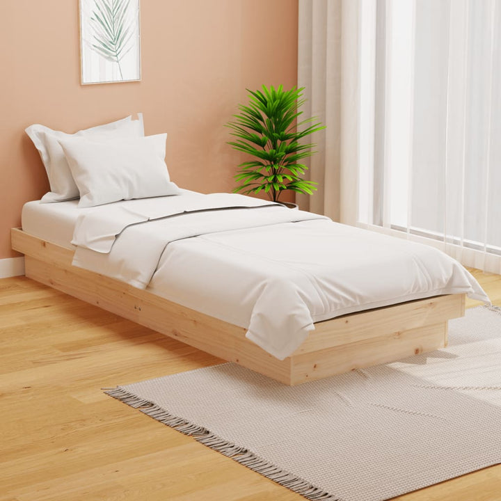 sengeramme 75x190 cm massivt træ