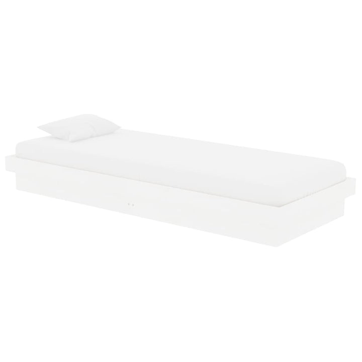 sengeramme 75x190 cm Small Single massivt træ hvid