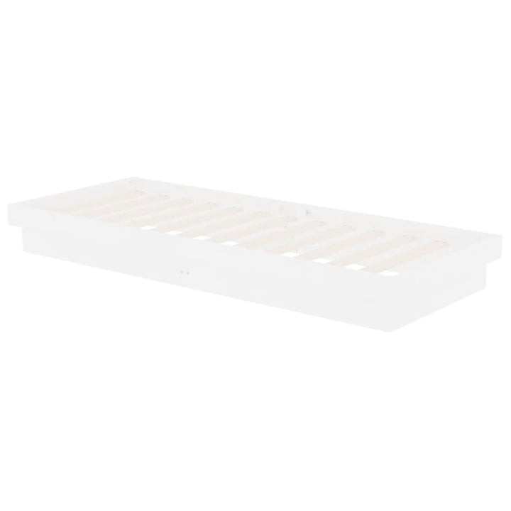sengeramme 75x190 cm Small Single massivt træ hvid