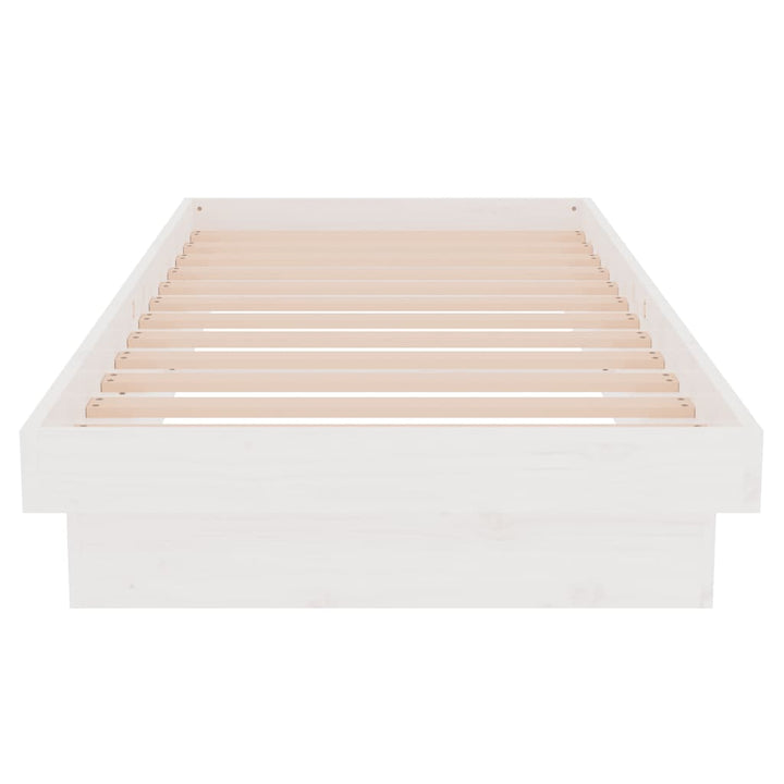 sengeramme 75x190 cm Small Single massivt træ hvid