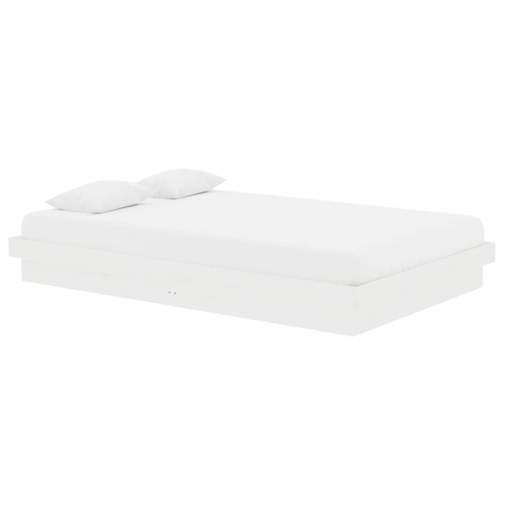 sengeramme 120x190 cm Small Double massivt træ hvid