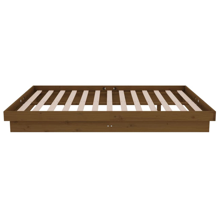 sengeramme 120x190 cm Small Double massivt træ gyldenbrun