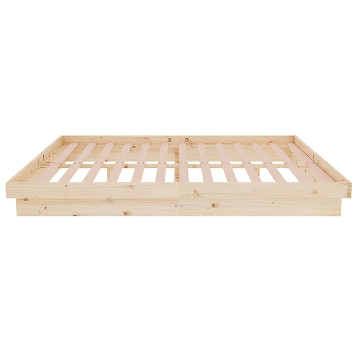 sengeramme 135x190 cm massivt træ