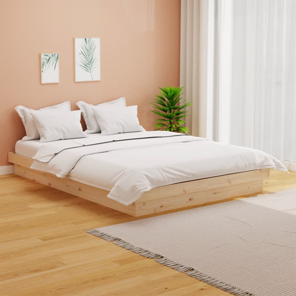 sengeramme 140x190 cm massivt træ