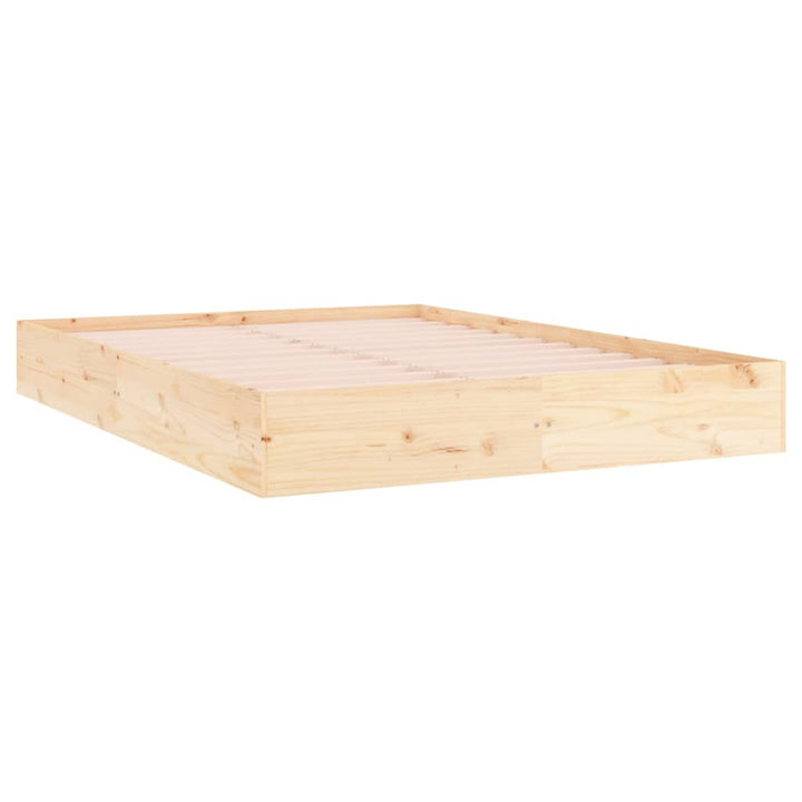 sengeramme uden madras 160x200 cm massivt træ