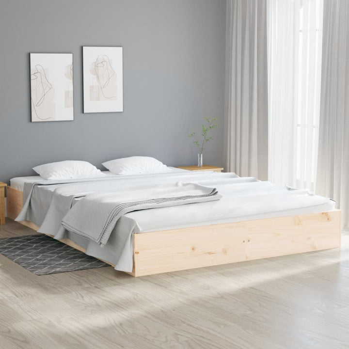 sengeramme 150x200 cm massivt træ
