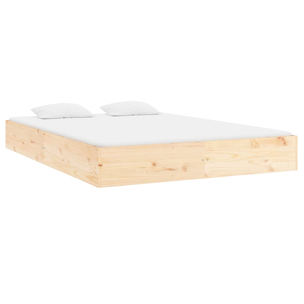sengeramme uden madras 120x200 cm massivt træ