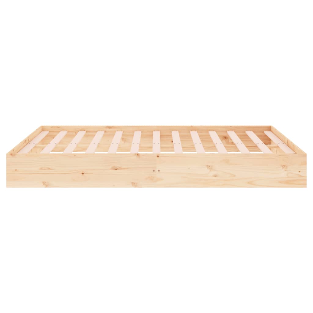 sengeramme uden madras 120x200 cm massivt træ