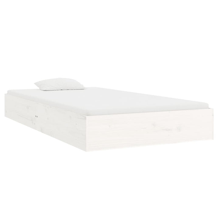 sengeramme 100x200 cm massivt træ hvid