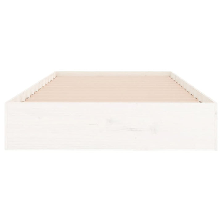 sengeramme 100x200 cm massivt træ hvid