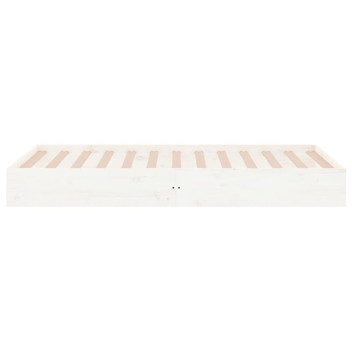 sengeramme 100x200 cm massivt træ hvid