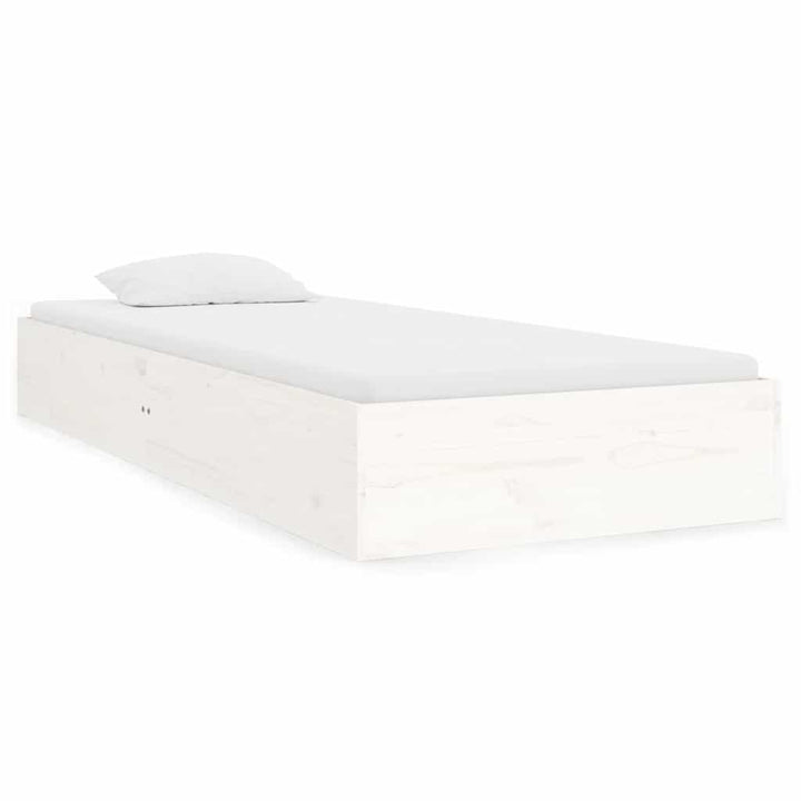 sengeramme 75x190 cm Small Single massivt træ hvid
