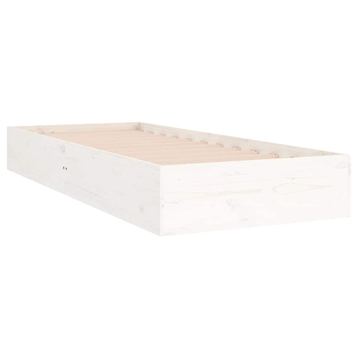 sengeramme 75x190 cm Small Single massivt træ hvid