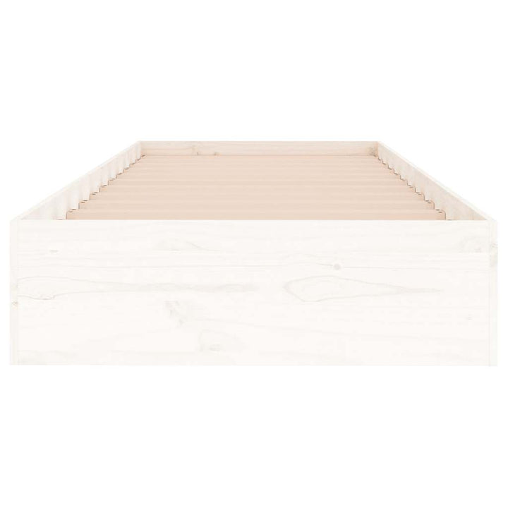 sengeramme 75x190 cm Small Single massivt træ hvid