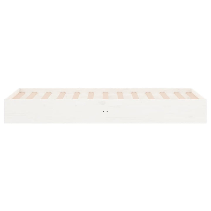 sengeramme 75x190 cm Small Single massivt træ hvid