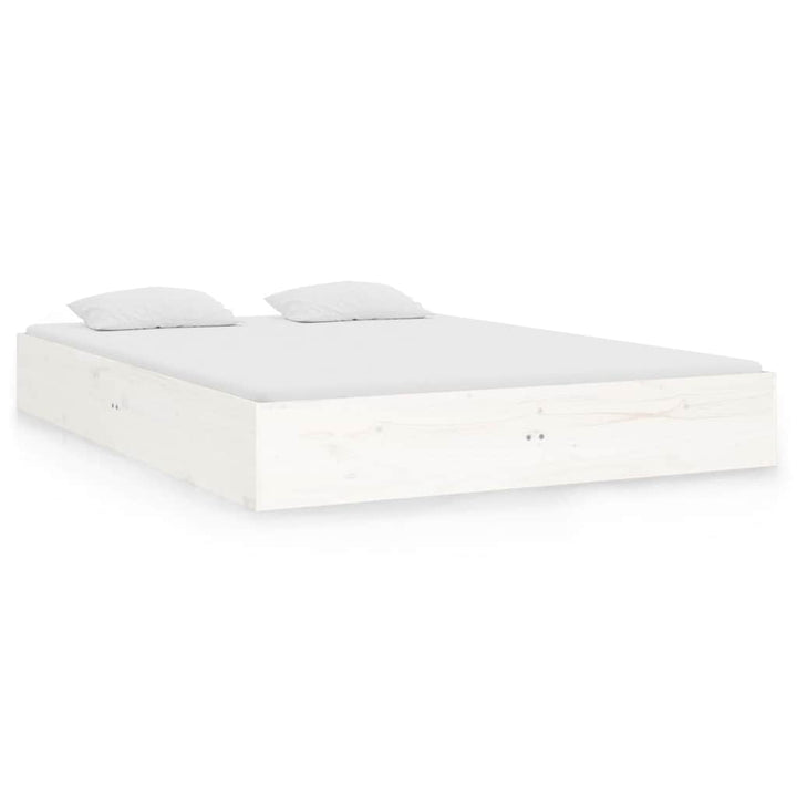 sengeramme 120x190 cm Small Double massivt træ hvid