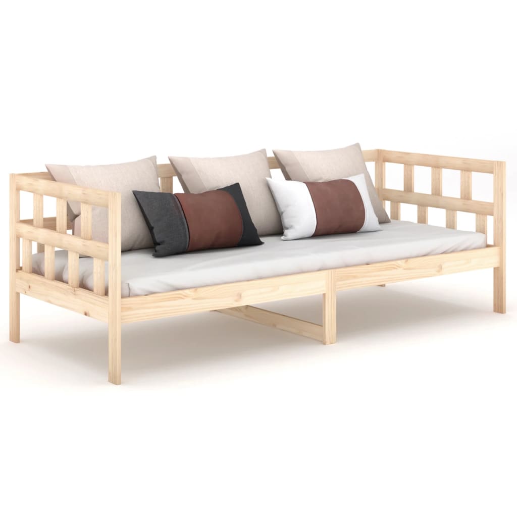 daybed massivt fyrretræ 90x190 cm