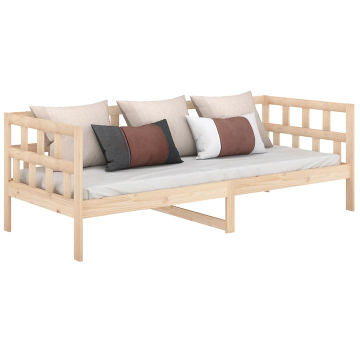 daybed massivt fyrretræ 90x190 cm