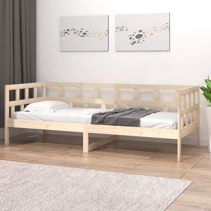 daybed massivt fyrretræ 90x190 cm