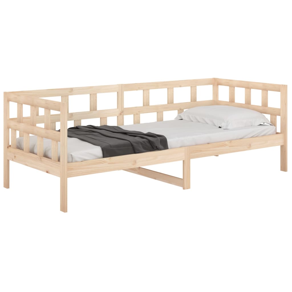 daybed massivt fyrretræ 90x190 cm