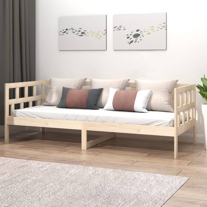 daybed massivt fyrretræ 90x190 cm