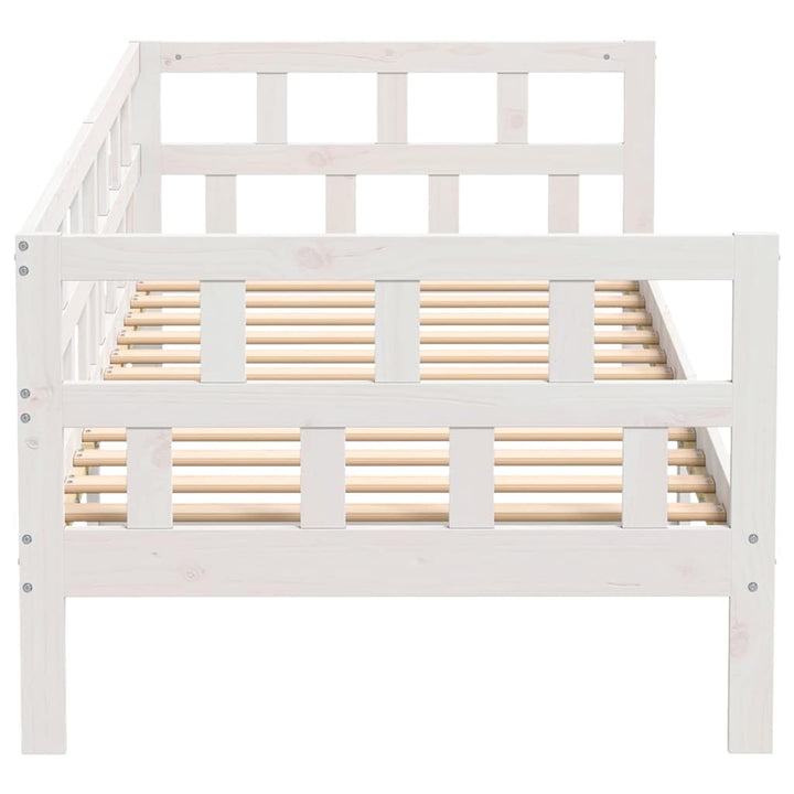 daybed 90x190 cm massivt fyrretræ hvid