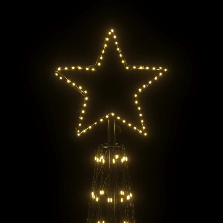 kegleformet juletræ 230x800 cm 3000 LED'er varmt hvidt lys