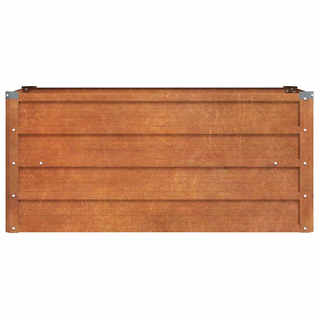 højbed 100x40x45 cm cortenstål rustfarvet