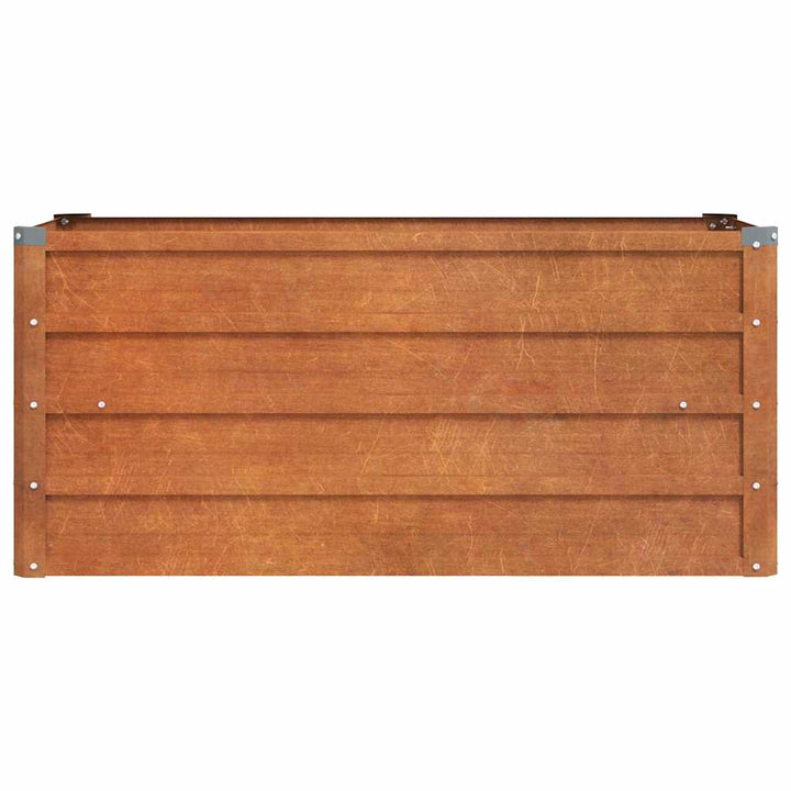 højbed 100x40x45 cm cortenstål rustfarvet