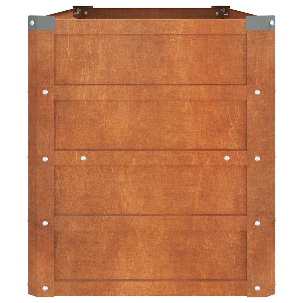 højbed 100x40x45 cm cortenstål rustfarvet