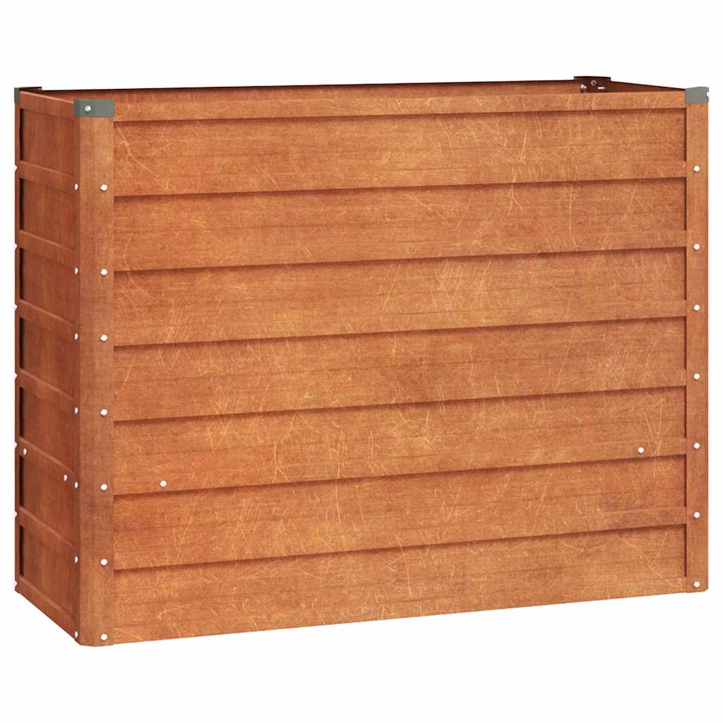 højbed 100x40x77 cm cortenstål rustfarvet